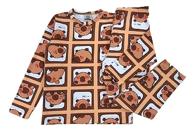CONJUNTO TÉRMICO 2 PEÇAS COMFORT FOFOTINHOS - CAPIVARA - UNISSEX