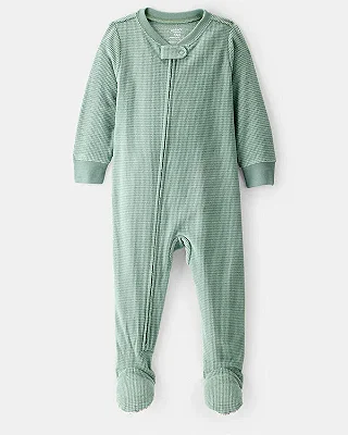 MACACÃO COM PÉ FLEECE CARTER'S - VERDE - MENINO