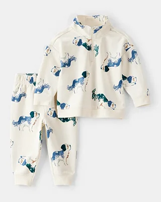 CONJUNTO 2 PEÇAS CARTER'S - CACHORROS - MENINO