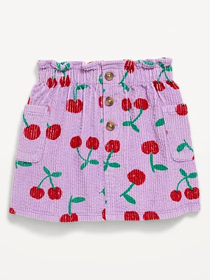 SAIA VELUDO OLD NAVY - CEREJA - MENINA