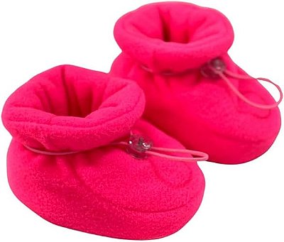 SAPATINHO PANTUFA MICROSOFT PETTENATI FOFOTINHOS - ROSA FLUOR - MENINA