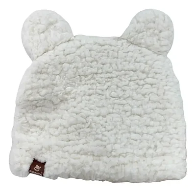 TOUCA TEDDY COM ORELHINHAS FOFOTINHOS - OFF WHITE - UNISSEX