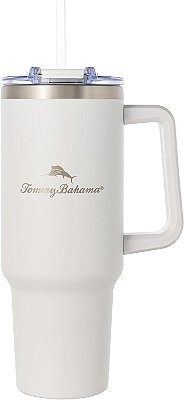GARRAFA TÉRMICA TOMMY BAHAMA - BRANCO - 1.13 ML