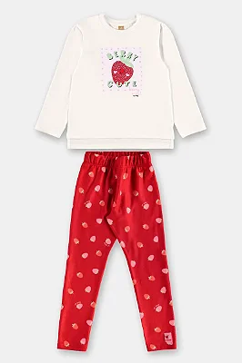 CONJUNTO 2 PEÇAS UP BABY KIDS - BERRY CUTE - MENINA