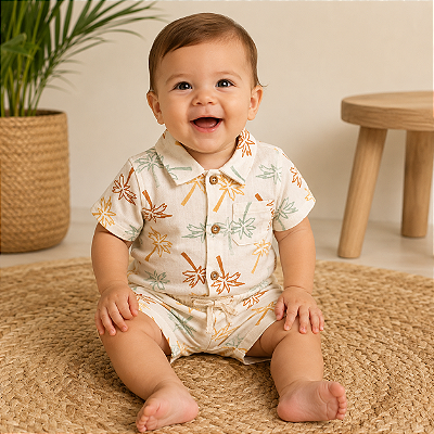 CONJUNTO VERÃO 2 PEÇAS TU - COQUEIRO - MENINO