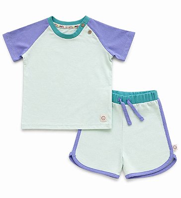 CONJUNTO VERÃO 2 PEÇAS GEORGE BABY - AZUL - MENINO