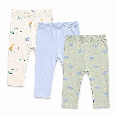 KIT 3 CALÇAS GEORGE BABY - ELEFANTINHO - MENINO