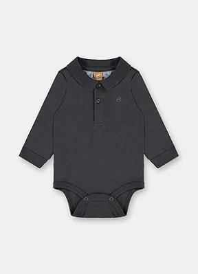 BODY POLO MANGA LONGA UP BABY - CHUMBO - MENINO