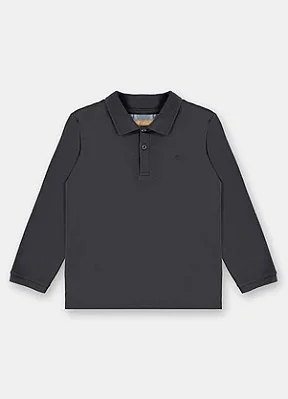 CAMISETA POLO MANGA LONGA KIDS UP BABY - CHUMBO - MENINO
