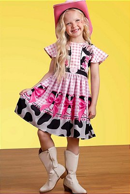 VESTIDO JUNINO KUKIÊ - BOIADEIRA - MENINA