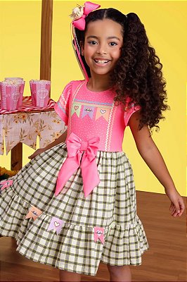 VESTIDO JUNINO KUKIÊ - FASHION - MENINA