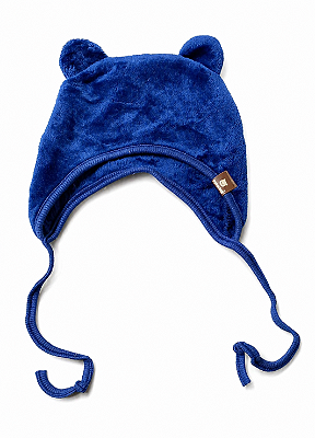 TOUCA EM FLEECE FOFOTINHOS KIDS - AZUL - MENINO