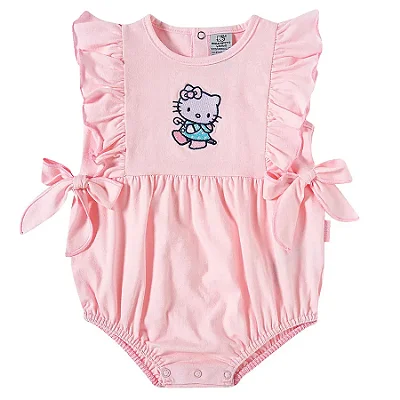 MACACÃO ROMPER TIP TOP BABY - HELLO KITTY - MENINA