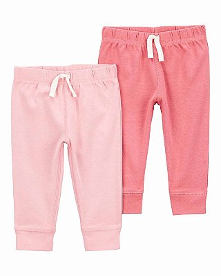 KIT 2 CALÇAS CARTER'S - ROSE - MENINA