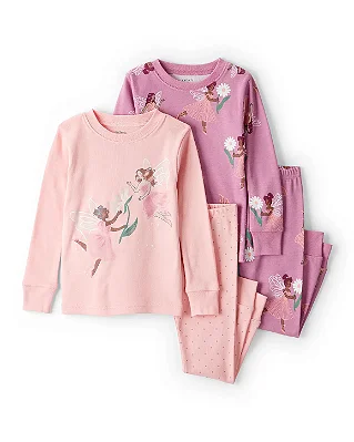 PIJAMA 4 PEÇAS CARTER'S - FADAS - MENINA