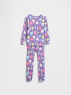PIJAMA 2 PEÇAS GAP - PRINCESAS LILÁS - MENINA