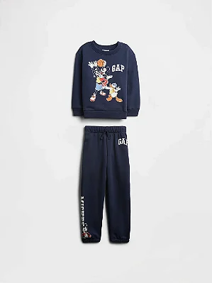 CONJUNTO FLANELADO 2 PEÇAS GAP - MICKEY - MENINO