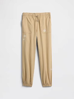 CALÇA JOGGER GAP KIDS - BEGE - MENINA
