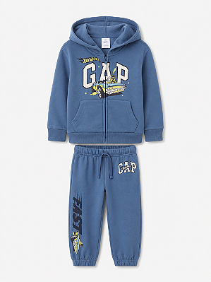 CONJUNTO FLANELADO 2 PEÇAS GAP - HOTWHEELS - MENINO
