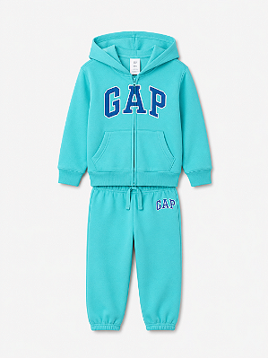CONJUNTO FLANELADO 2 PEÇAS GAP - VERDE ÁGUA - MENINO
