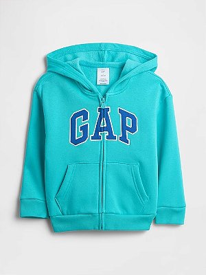 MOLETOM FLANELADO GAP - VERDE ÁGUA - MENINO