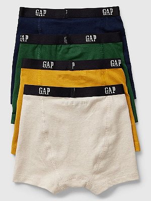 KIT 5 CUECAS BOXER GAP - BASIC COLORS - MENINO