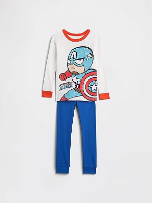 PIJAMA 2 PEÇAS GAP - CAPITÃO AMÉRICA - MENINO