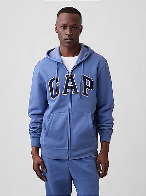 MOLETOM FLANELADO GAP - AZUL - MASCULINO