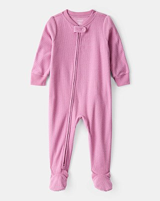 MACACÃO COM PÉ FLEECE CARTER'S- LILÁS - MENINA
