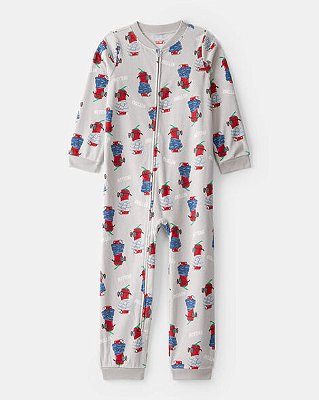 MACACÃO SEM PÉ FLEECE CARTER'S KIDS - CHILI - MENINO