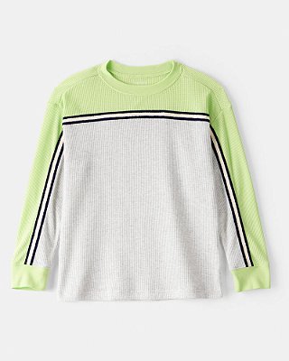 CAMISETA TÉRMICA MANGA LONGA CARTER'S KIDS - VERDE - MENINO