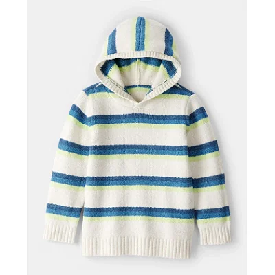 BLUSA EM FIO CARTER'S KIDS - LISTRADA - MENINO