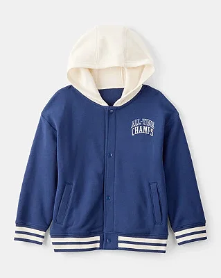 JAQUETA BOMBER CARTER'S KIDS - CHAMPS AZUL - MENINO