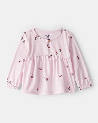 BATINHA OSHKOSH - FLORAL - MENINA