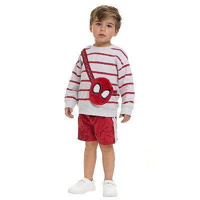 CONJUNTO 2 PEÇAS DISNEY - SPIDER MAN - MENINO
