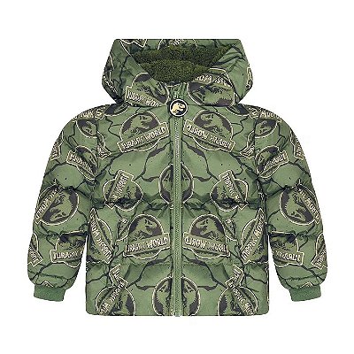 JAQUETA PUFFER JURASSIK WORLD - VERDE - MENINO