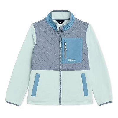 JAQUETA EM FLEECE EDDIE BAUER KIDS - AZUL - MENINA