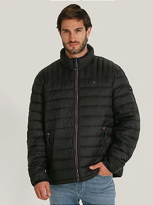 JAQUETA PUFFER TOMMY HILFIGER - PRETA - MASCULINA