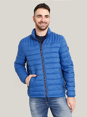 JAQUETA PUFFER TOMMY HILFIGER - AZUL - MASCULINA