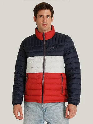 JAQUETA PUFFER TOMMY HILFIGER - COLORS - MASCULINA