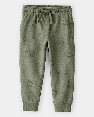 CALÇA MOLETOM CARTER'S - VERDE DINOS - MENINO