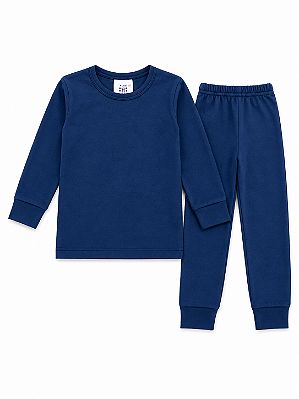 CONJUNTO TÉRMICO 2 PEÇAS COMFORT FOFOTINHOS - AZUL MARINHO - UNISSEX