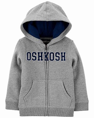 MOLETOM FLANELADO OSHKOSH - CINZA - MENINO