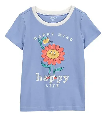 CAMISETA MANGA CURTA OSHKOSH - HAPPY LIFE - MENINA