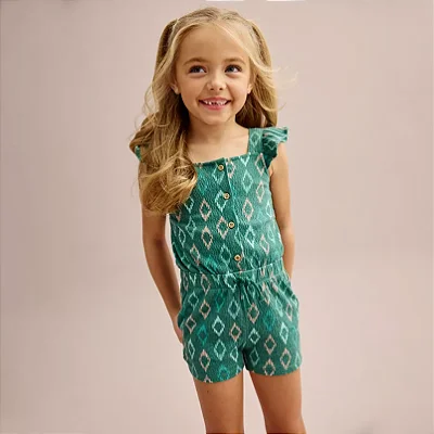 MACACÃO ROMPER CARTER'S KIDS - VERDE - MENINA