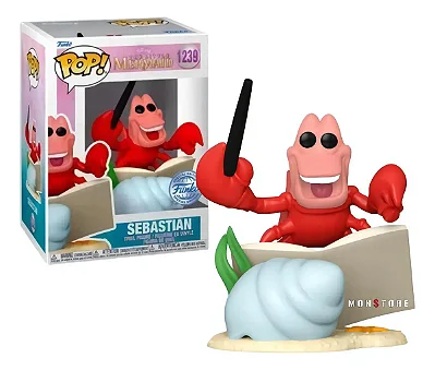 POP! FUNKO DISNEY SEBASTIAN - 1239 A PEQUENA SEREIA