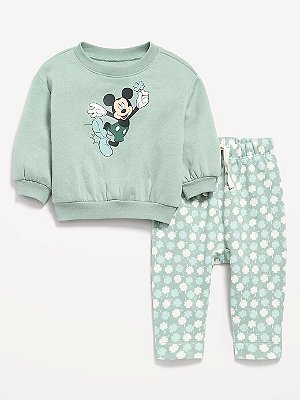 CONJUNTO FLANELADO 2 PEÇAS OLD NAVY DISNEY - MICKEY MOUSE - MENINO