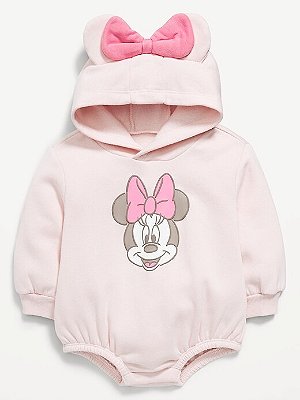 BODY FLANELADO OLD NAVY DISNEY - MINNIE ROSA - MENINA