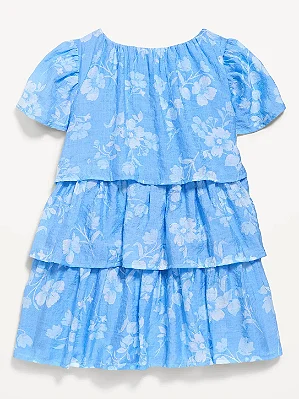 VESTIDO OLD NAVY - AZUL FLORAL - MENINA
