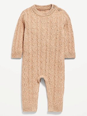 MACACÃO SEM PÉ EM FIO OLD NAVY - CARAMELO - UNISSEX